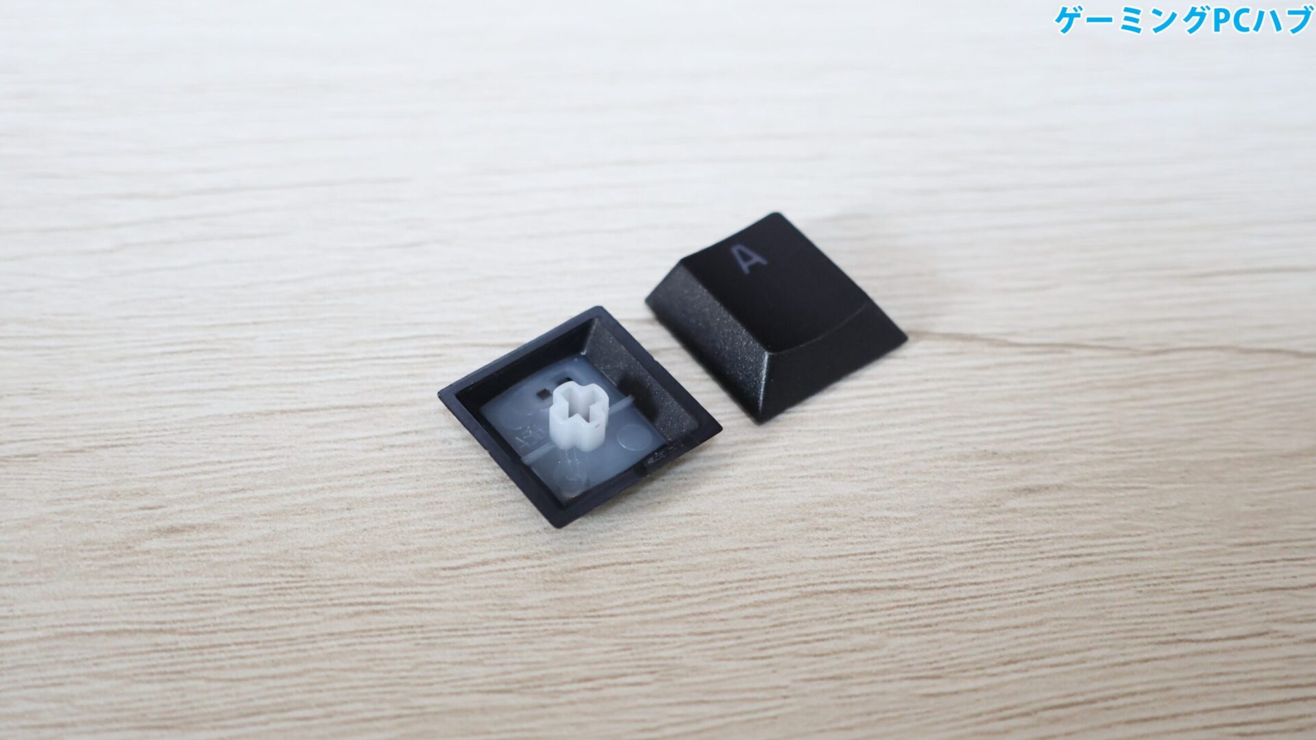 テクスチャ加工のダブルショット キーキャップ