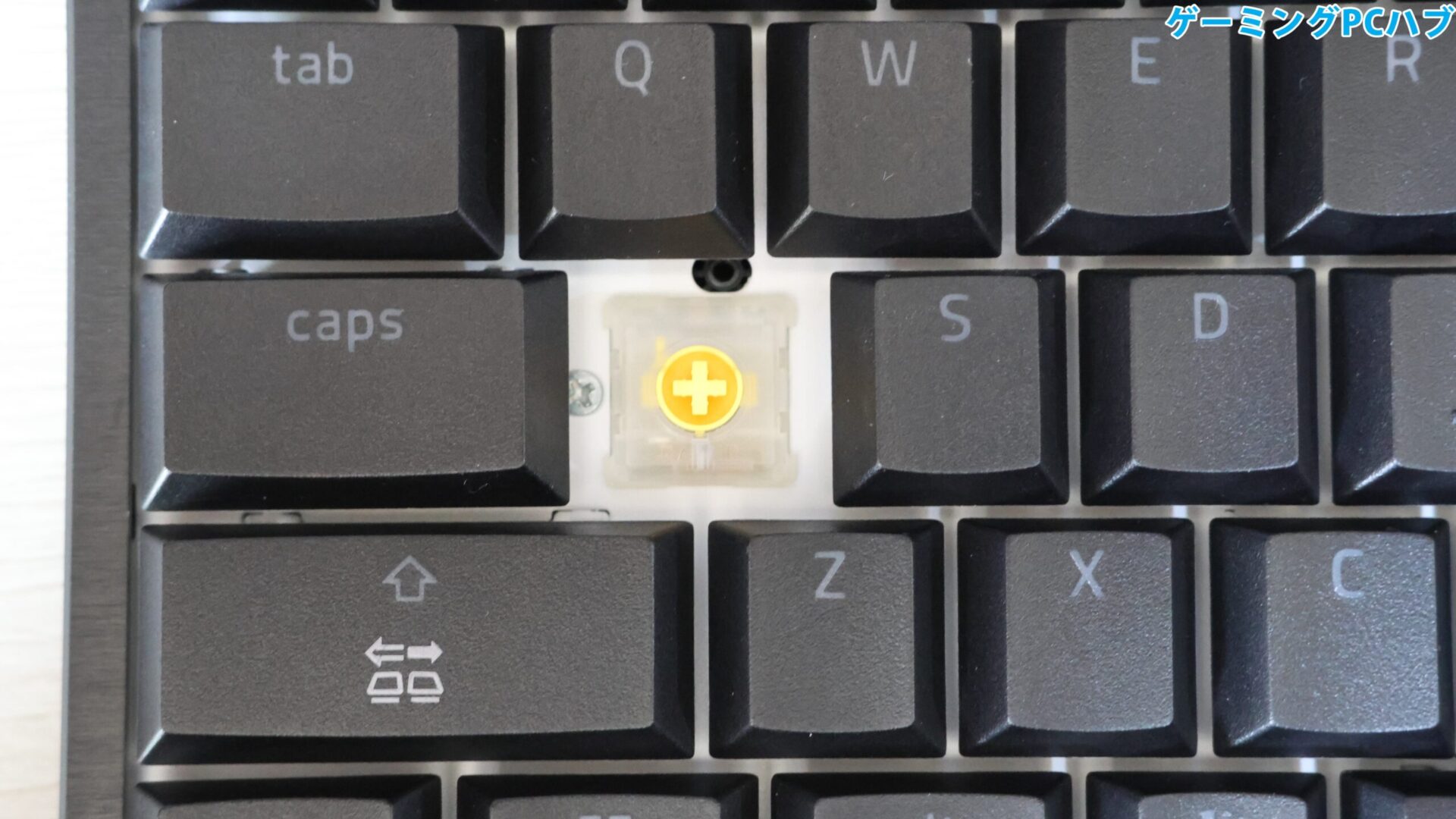 Razer 薄型イエロー リニアメカニカルスイッチ