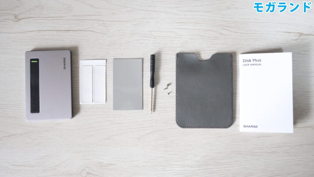 SHARGE DISK PLUSのパッケージ内容
