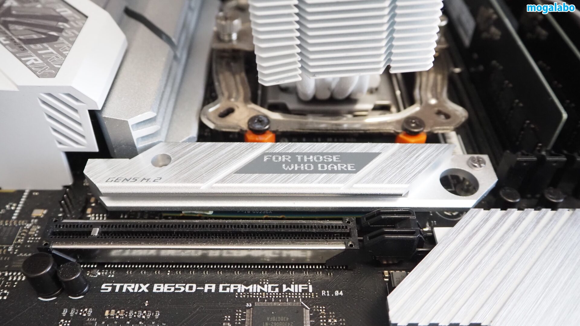 マザーボード付属のシートシンク