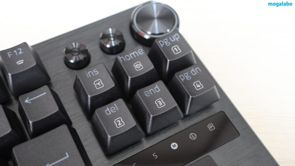 プリセットプロファイルボタン