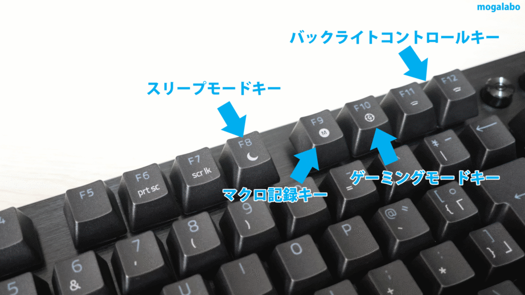 右隅のRazer独自キー