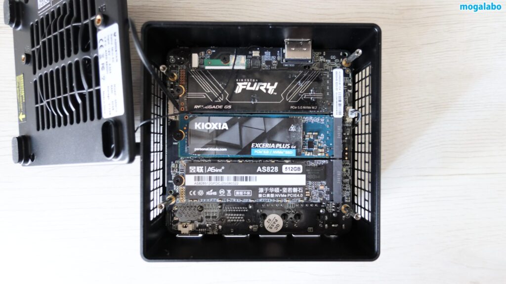M.2 スロットは3基
