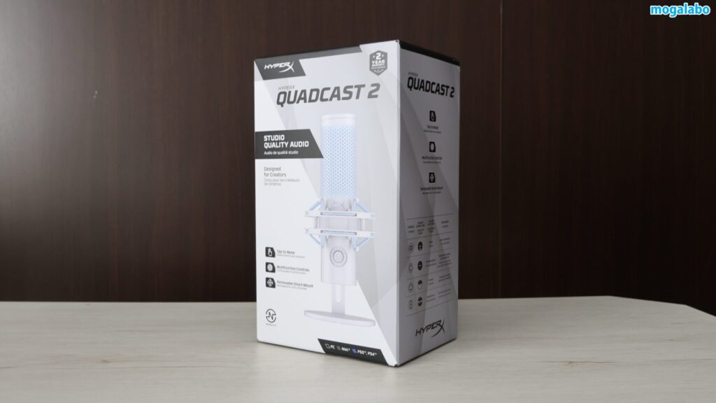 HyperX QuadCast 2のパッケージ