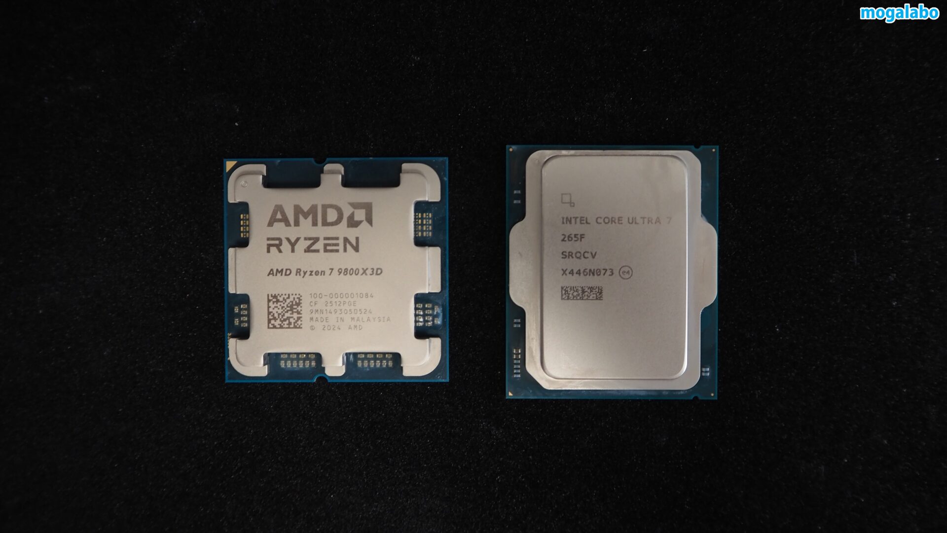 「Ryzen 7 9800X3D」と「Core Ultra 7 265F」の2基を用意